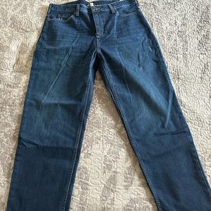 Duluth Trading Company Women’s Daily Denim High Rise Relaxed Crop Jeans